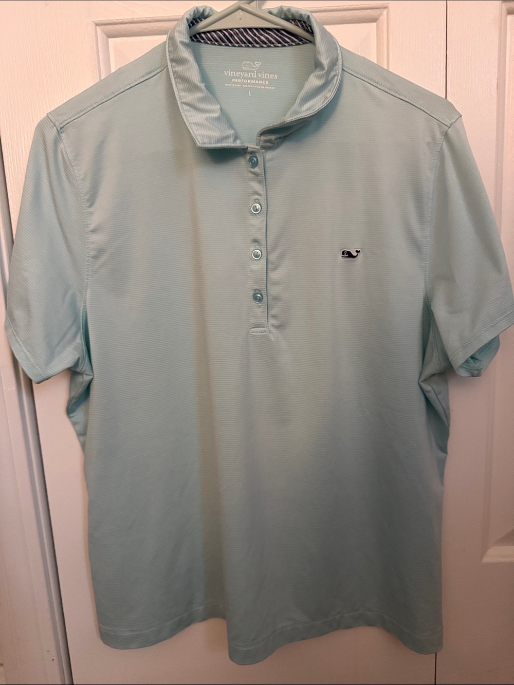 Vineyard Vines performance women’s L Seafoam Green Performance Polo